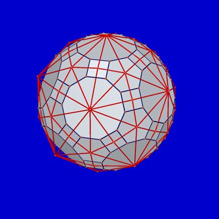 truncated icosidodecahedron and Its dual disdyakis triacontahedron_html